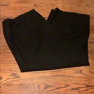 Talbots Classic Fit Stretch 18w Capris Black